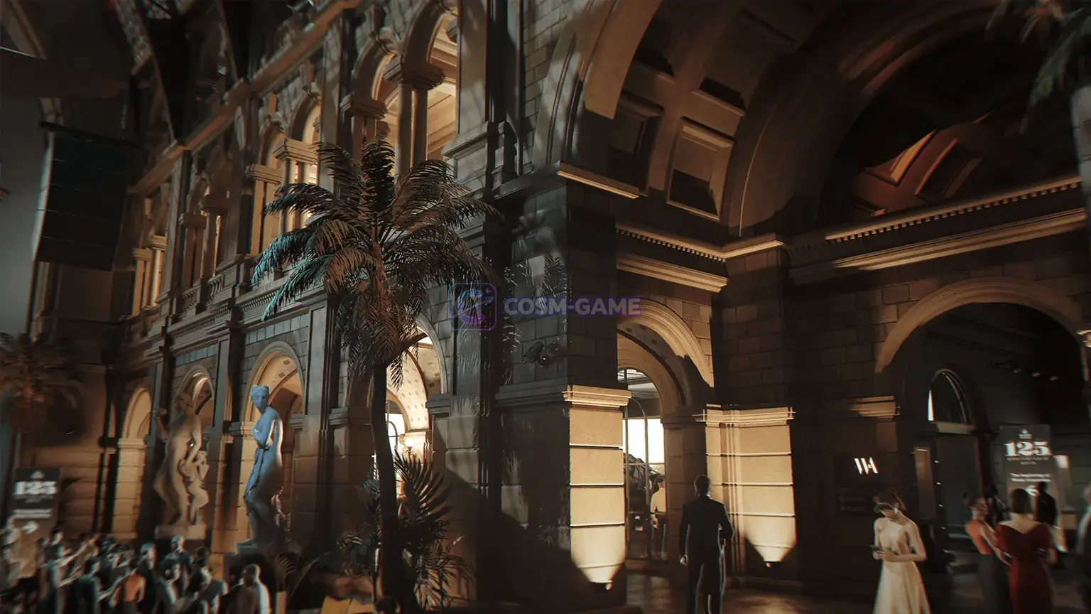 007 First Light gameplay scene presented as the RTX On Path Tracing example.