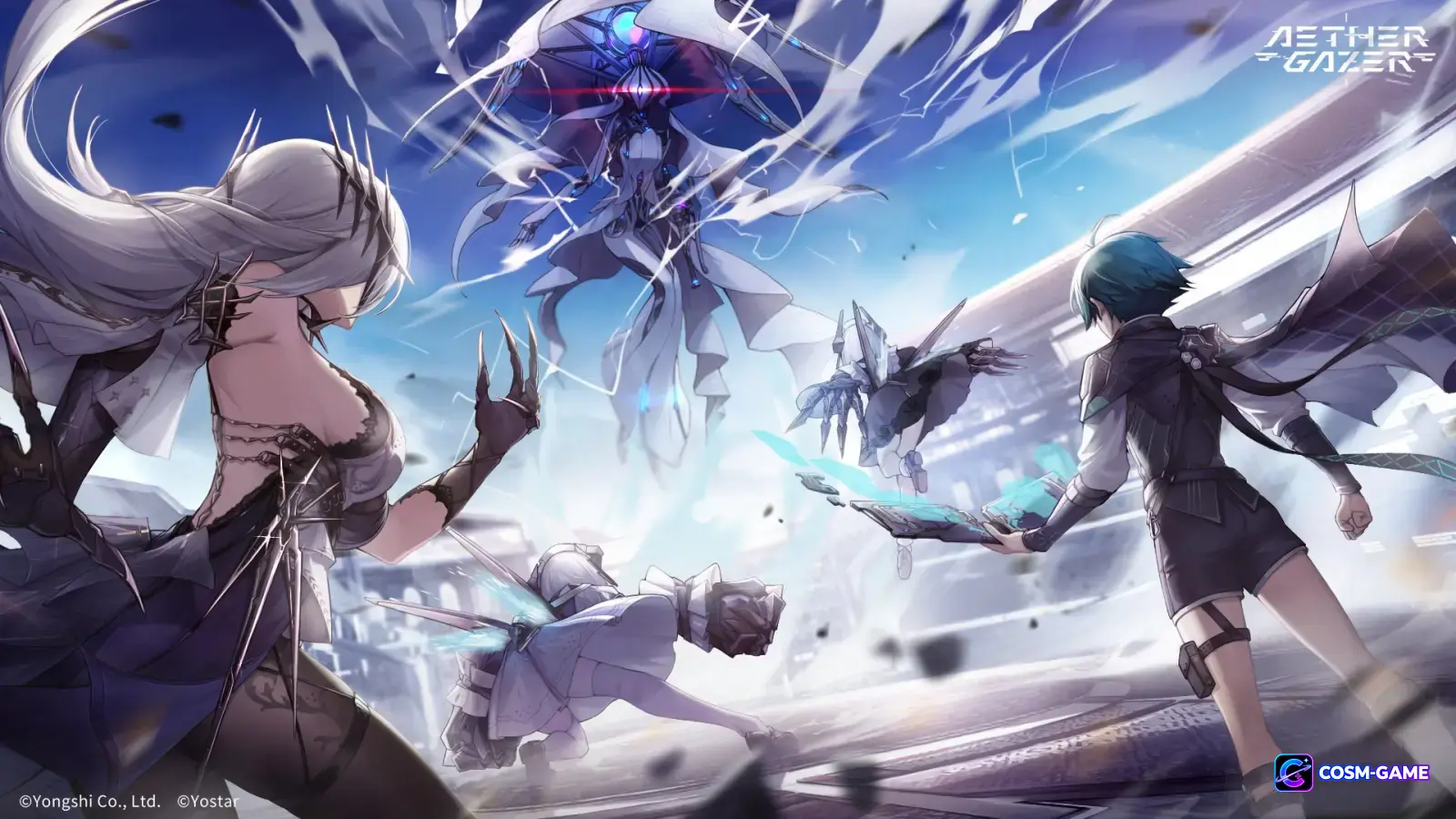 Enlil and Hades facing each other in a dramatic combat scene.