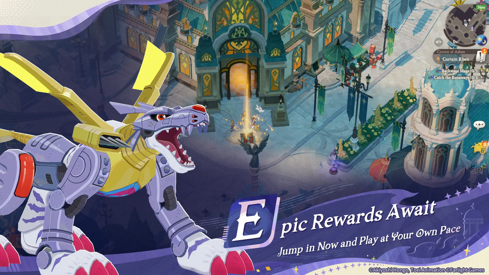 Story sequence and cutscene in AFK Journey set in Esperia
