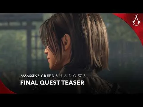 Assassin's Creed Shadows Black Tides quest teaser still from the official Assassin's Creed video