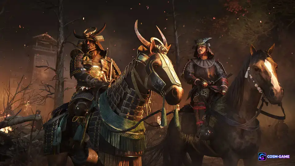 Yasuke appears beside Oda Nobunaga during a story scene.