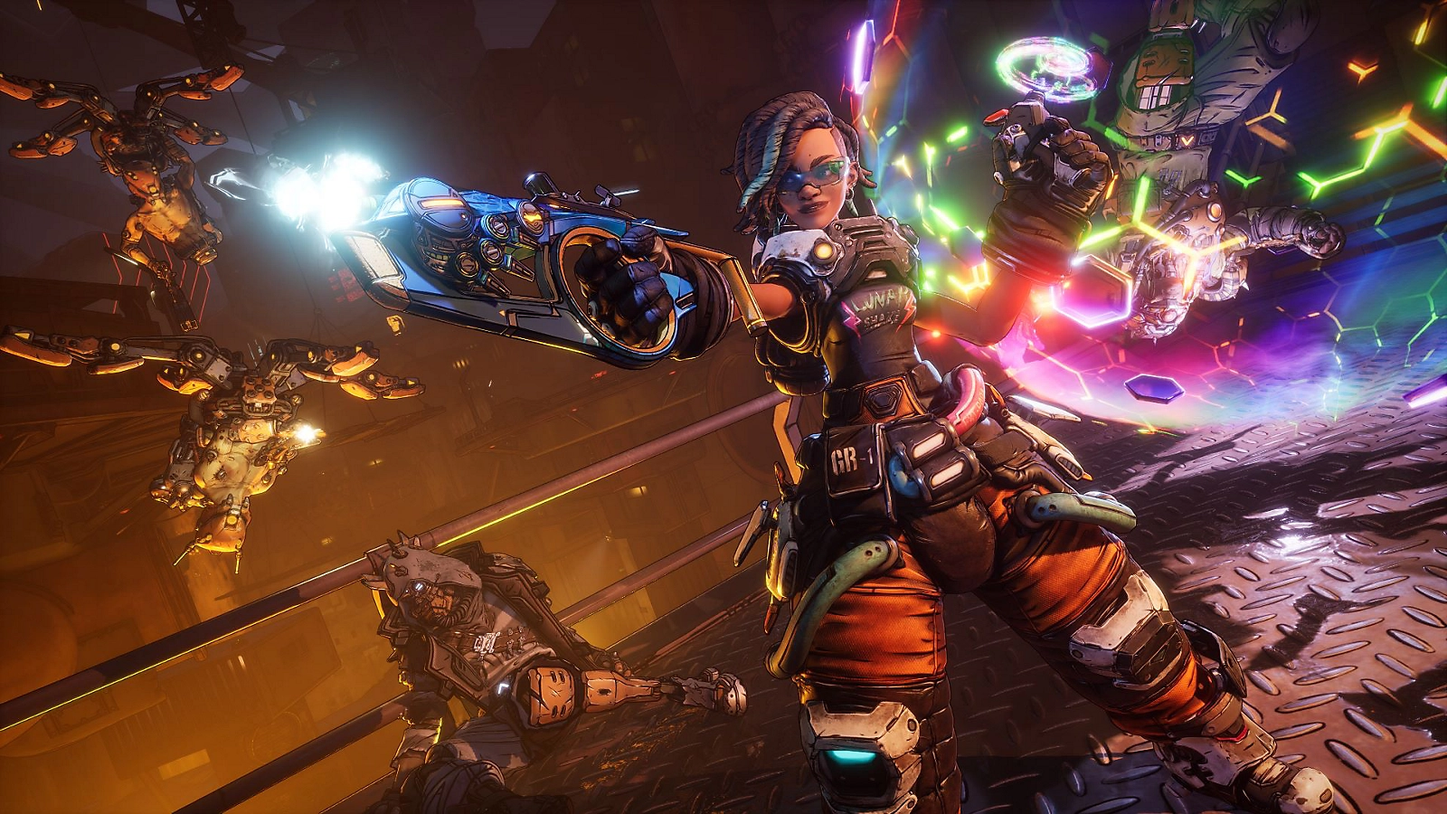 Harlowe using an action skill in Borderlands 4