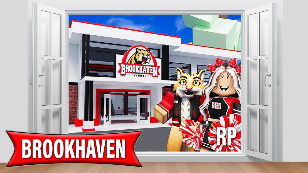Brookhaven RP promotional image for the School Spirit update