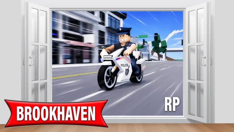 Brookhaven RP promotional artwork for the police refresh update