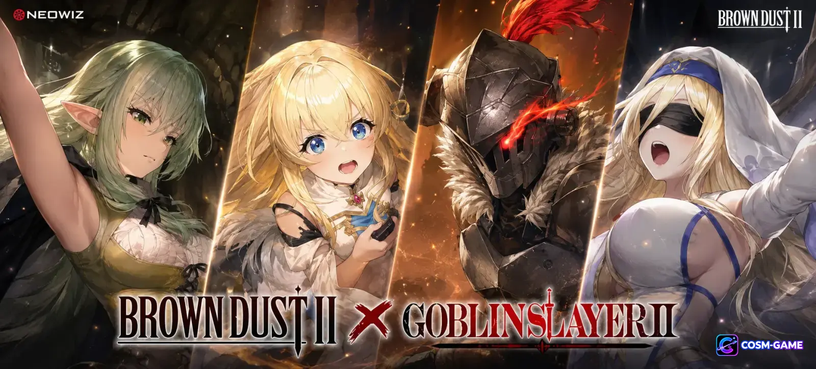BrownDust2 characters appear together in a Night World scene connected to the Master Pack storyline.