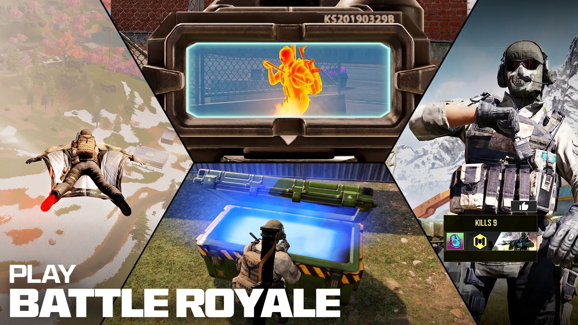 Call of Duty: Mobile operators fighting in a Multiplayer match.