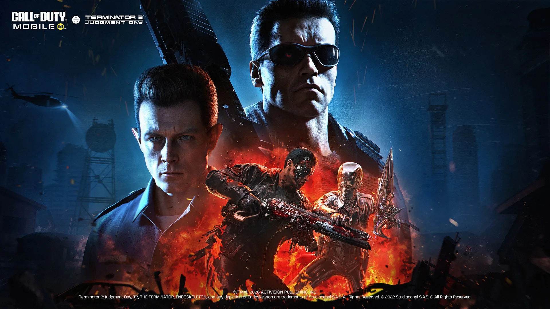 T-800 and T-1000 themed Operators appear in promotional artwork for Call of Duty: Mobile Season 7.