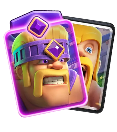 Barbarians and Barbarians Evolution appear together in official Clash Royale balance artwork.