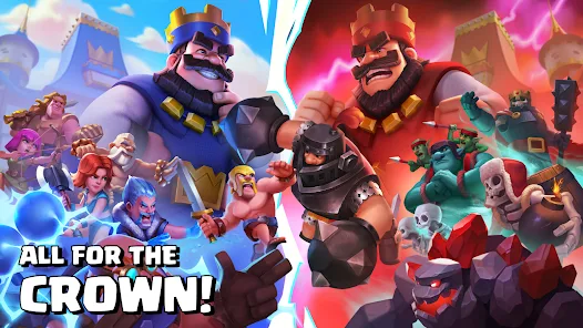 Clash Royale current Google Play promotional screenshot used as profile hero art
