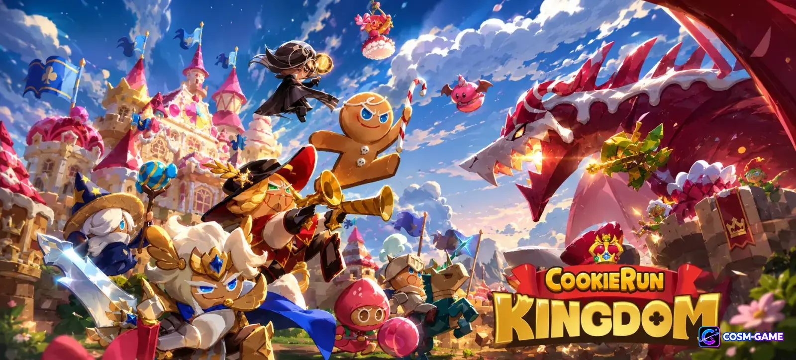 A CookieRun: Kingdom expedition party prepares to enter the Trials of the Nether Realm.
