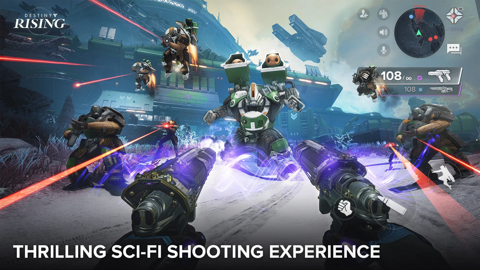 Destiny: Rising heroes assembled in official promotional artwork