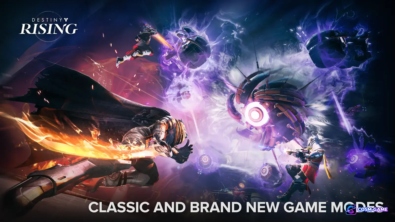 Lightbearers fight through one of Destiny: Rising's cooperative or competitive combat activities.