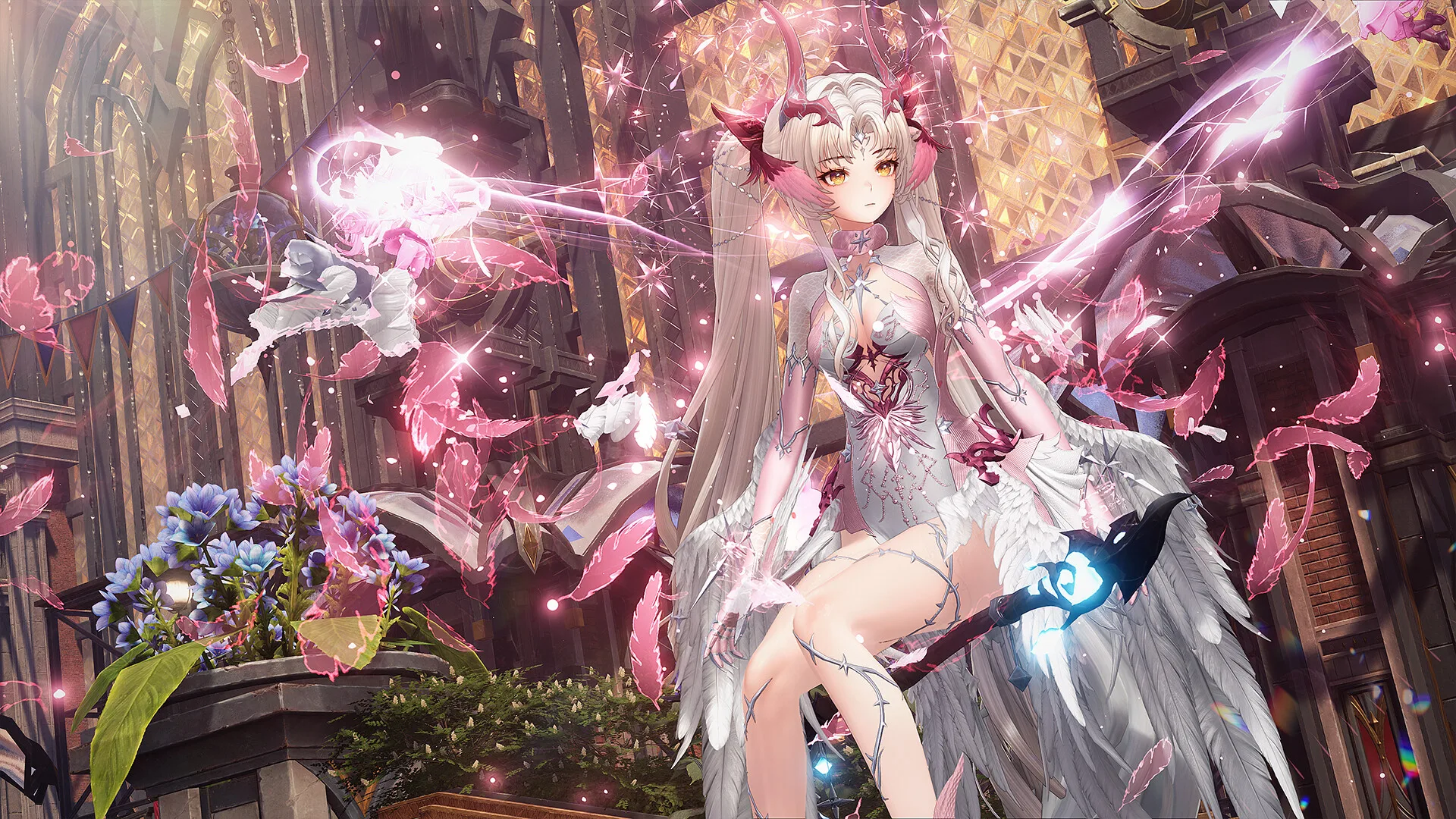 Duet Night Abyss key art showing characters in a fantasy environment