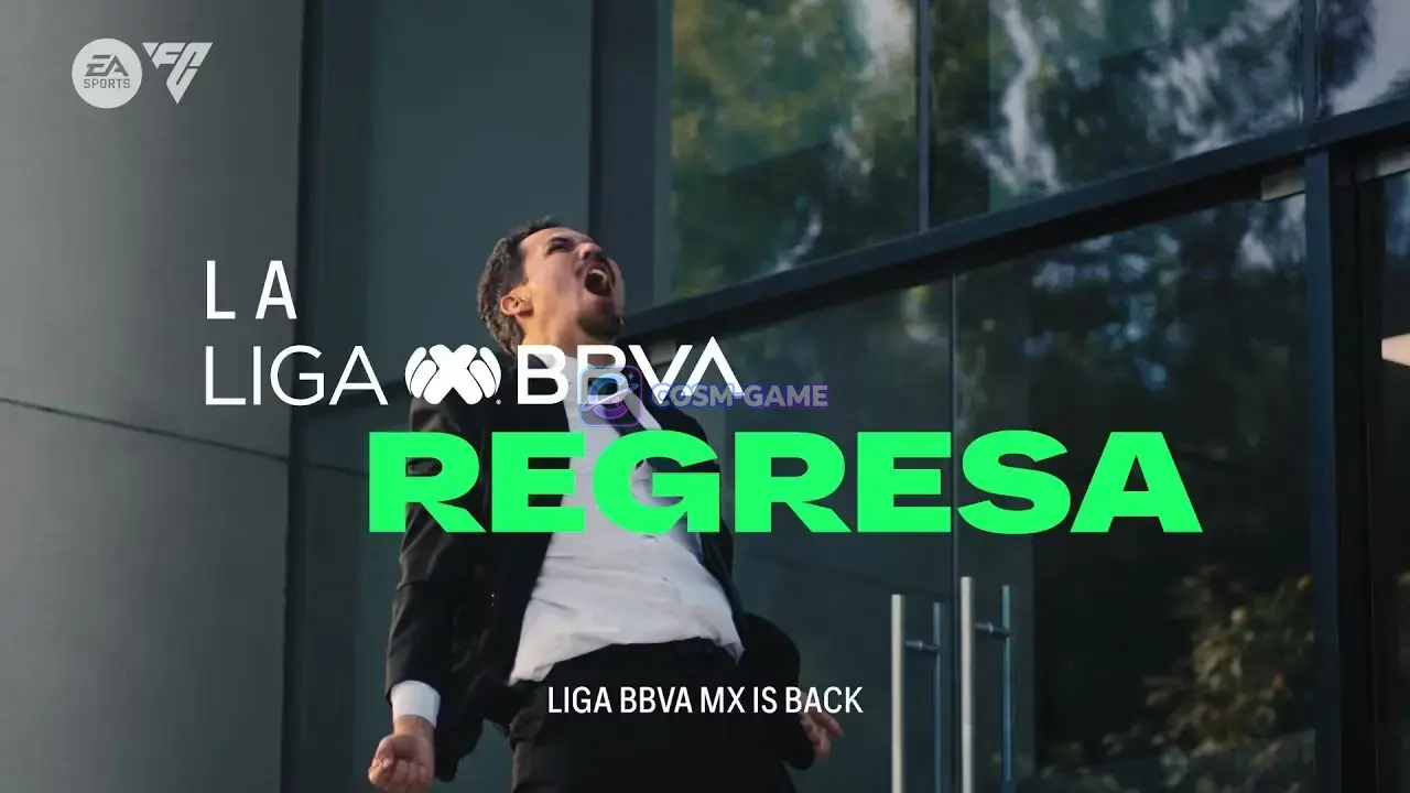 Official EA SPORTS FC Mobile artwork celebrates Liga BBVA MX returning to the game.