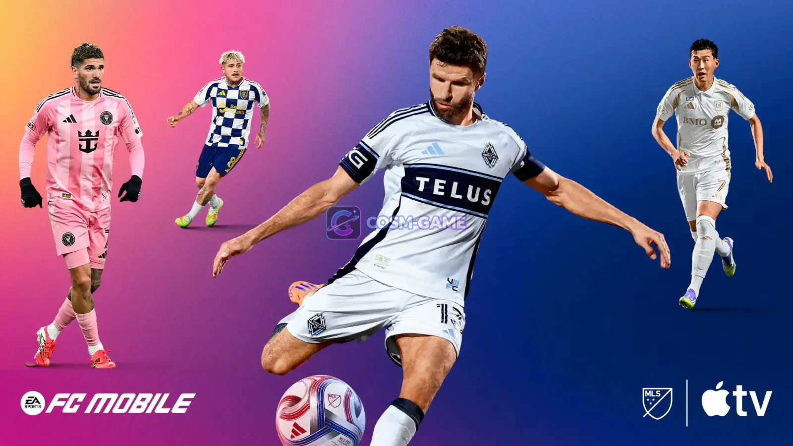 Four MLS stars appear in official EA SPORTS FC Mobile artwork for the 2026 MLS All-Star events.