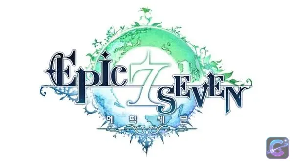The Epic Seven logo appears over a green and blue circular emblem.