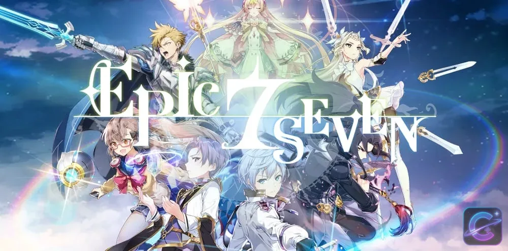 Turn-based battle scene from Epic Seven