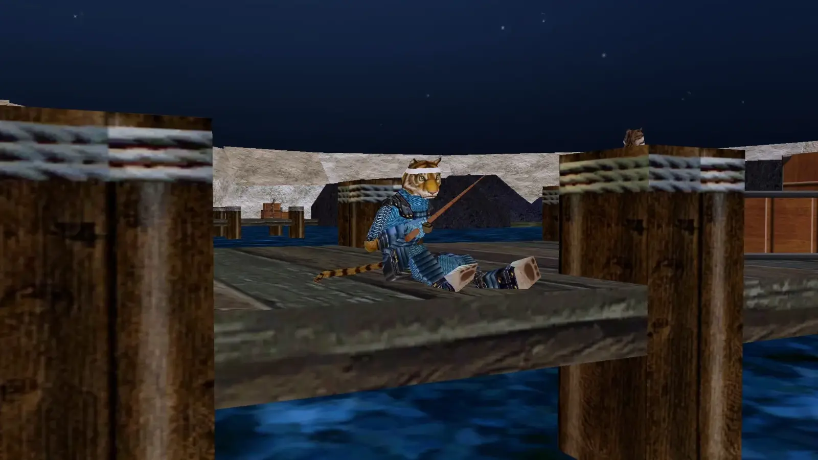 Character adventuring in an EverQuest Legends zone