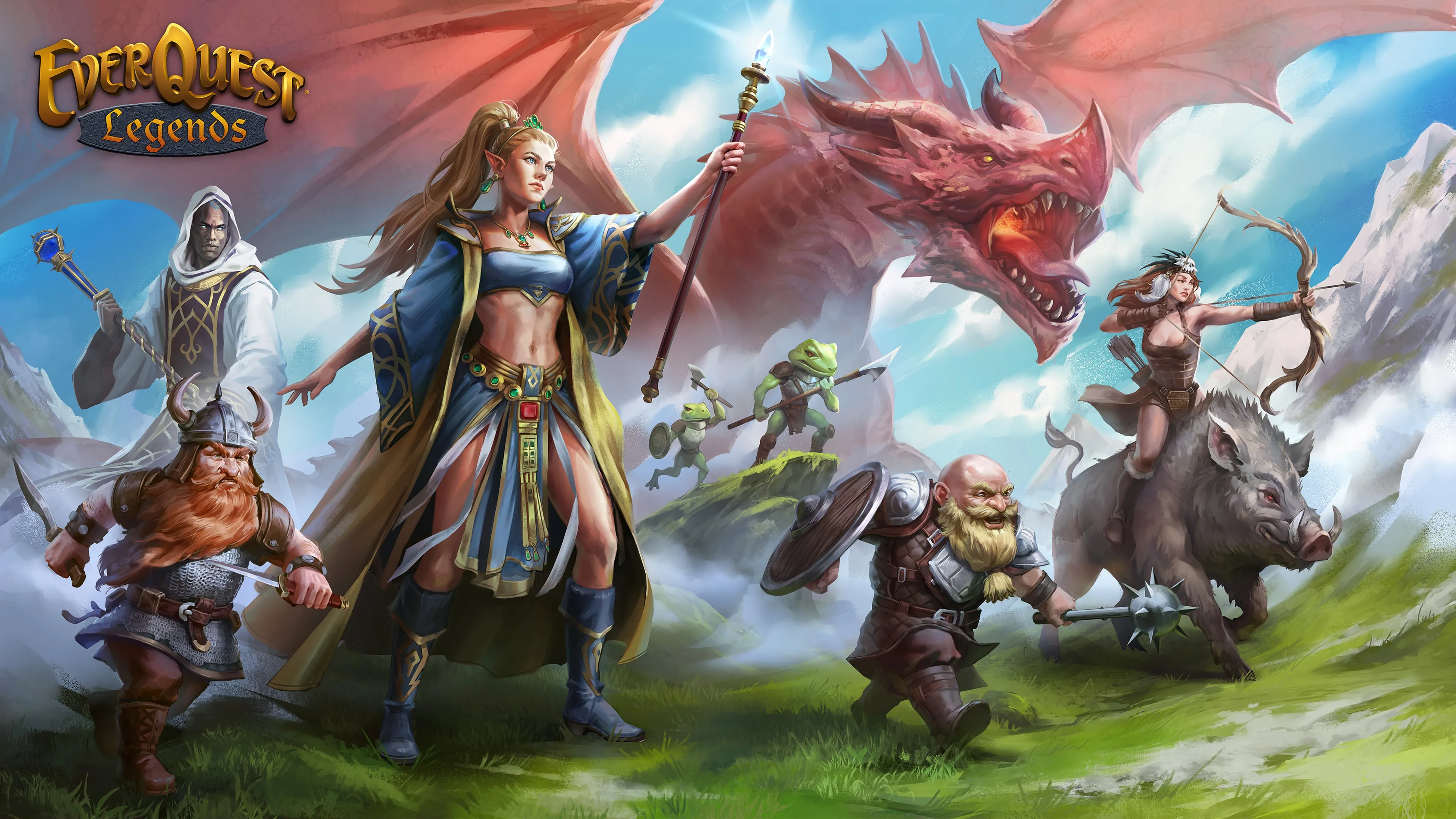 EverQuest Legends key art for the reimagined 1999 era world of Norrath