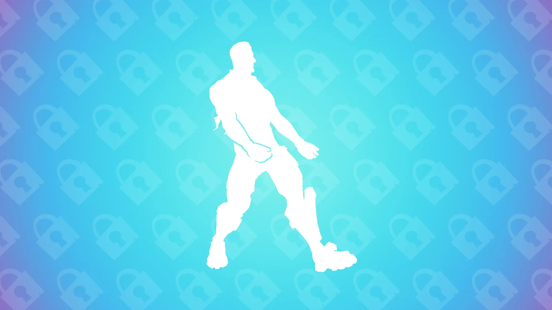 Fortnite Boogie Down emote silhouette on two-factor authentication artwork
