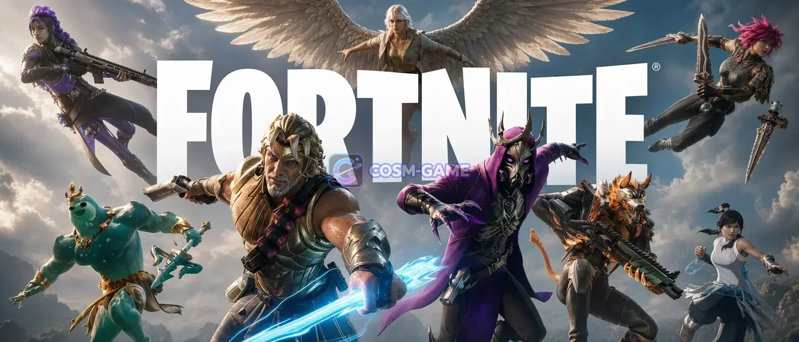 Fortnite Chapter 7 Season 4 Override official trailer artwork featuring the gaming-themed Battle Royale season.