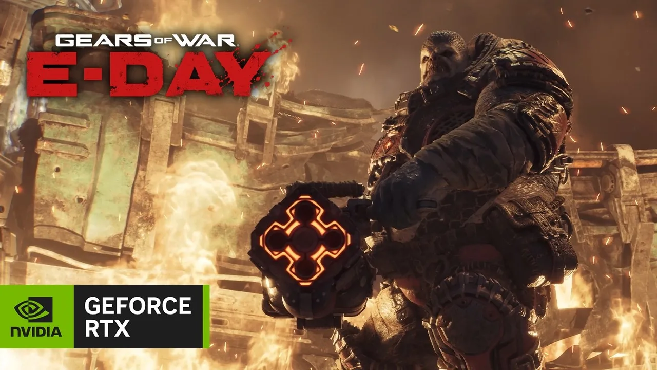 Gears of War: E-Day running with ray tracing in the PC technology trailer