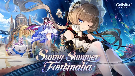 Genshin Impact Google Play screenshot used for the July 2026 active-code row