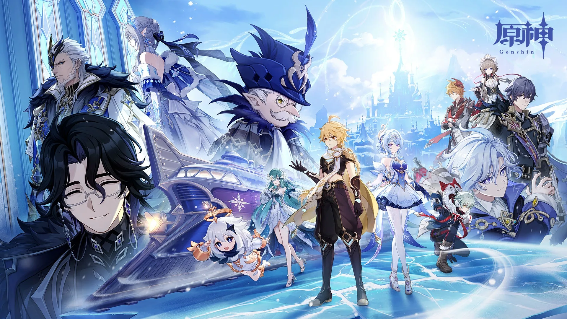 Version 7.0 key art presents Genshin Impact's journey into the frozen nation of Snezhnaya.