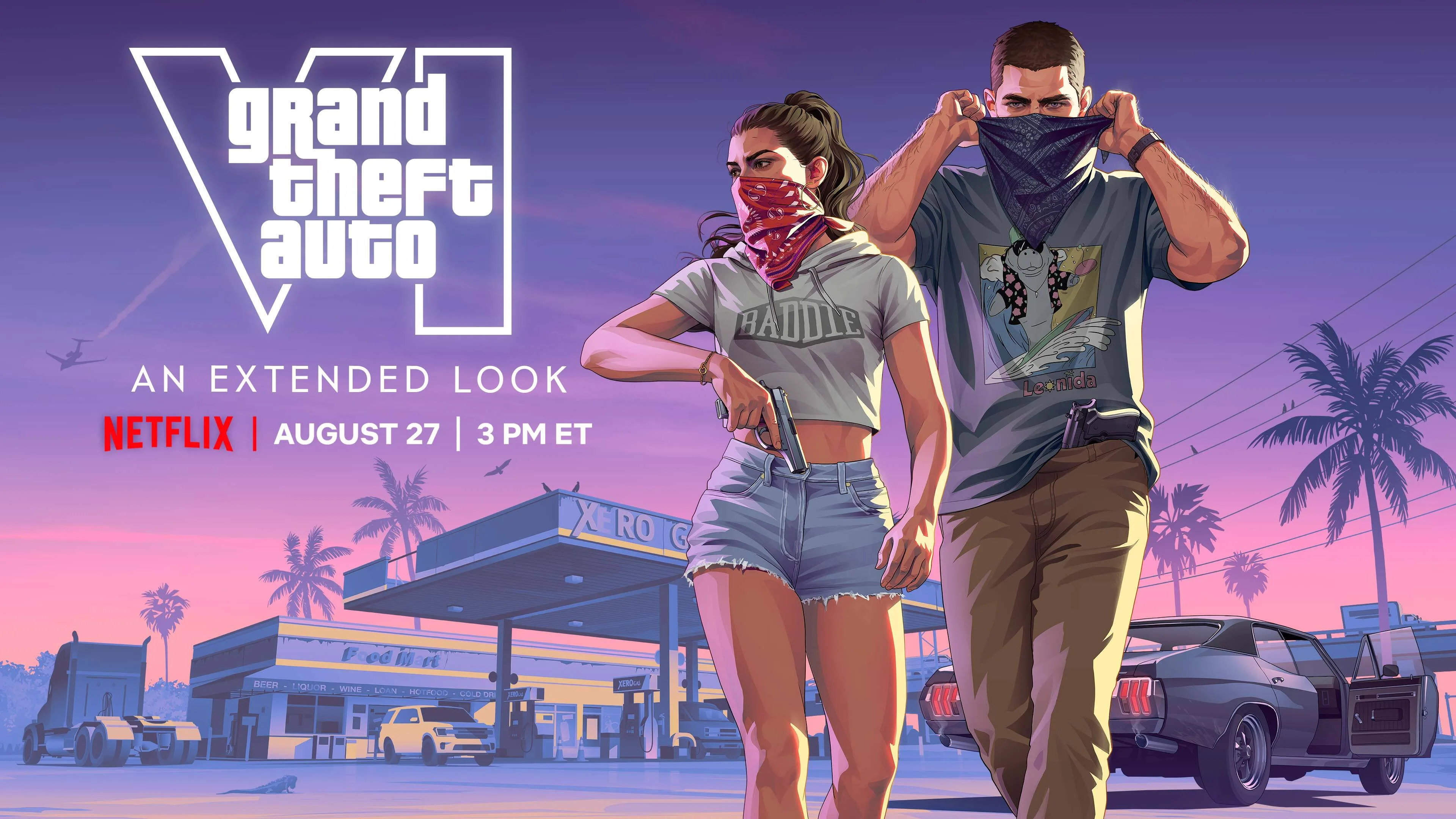 Grand Theft Auto VI: An Extended Look official announcement graphic