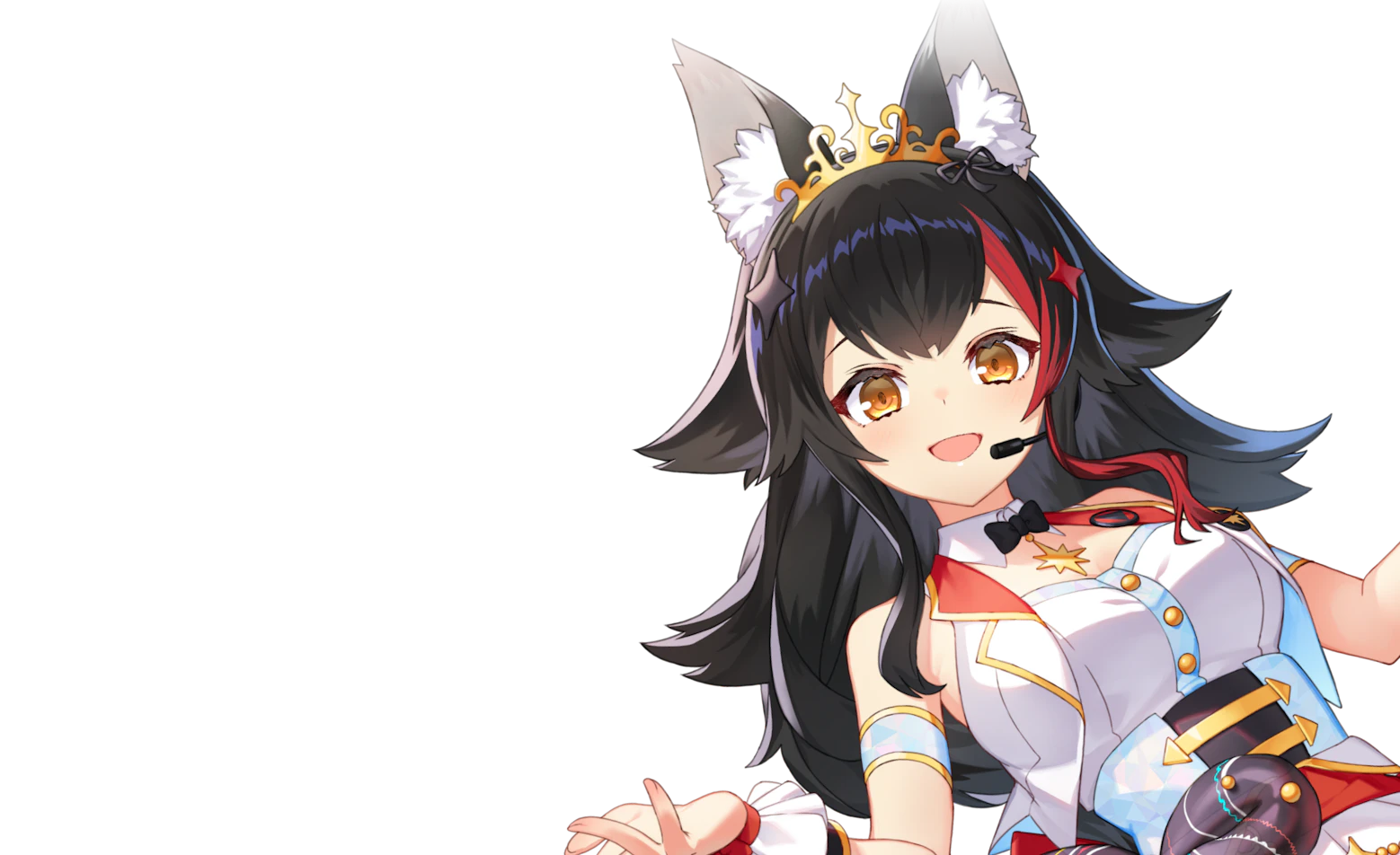 Ookami Mio in her hololive Dreams character artwork