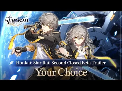 Honkai: Star Rail promotional still from Second Closed Beta Trailer — "Your Choice"