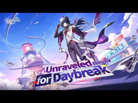 Honkai: Star Rail promotional still from Version 4.1 Trailer — "Unraveled for Daybreak"