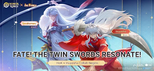 Honor of Kings current Inuyasha collaboration artwork from Google Play