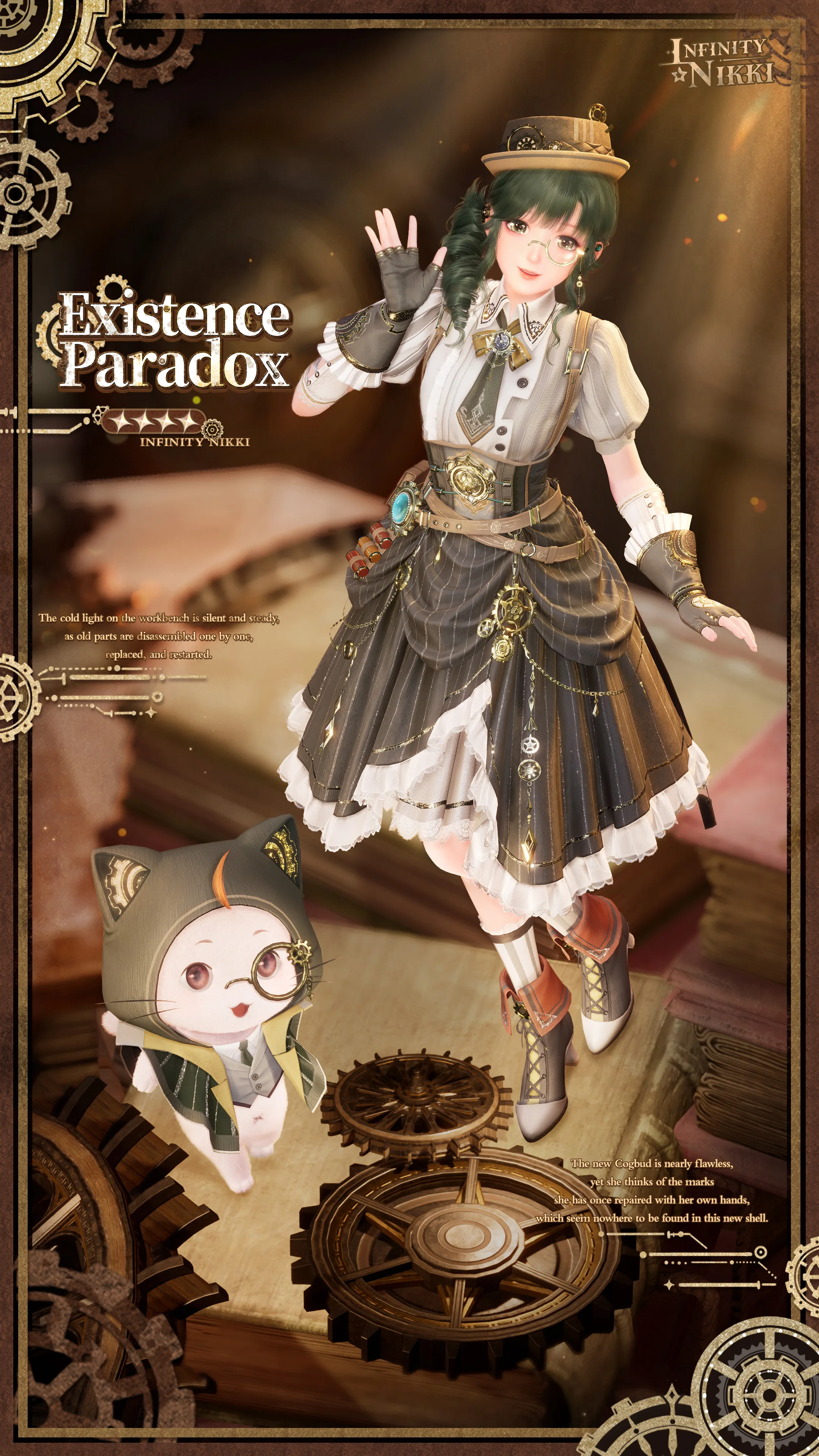 Official Version 2.8 artwork presents the Existence Paradox outfit.