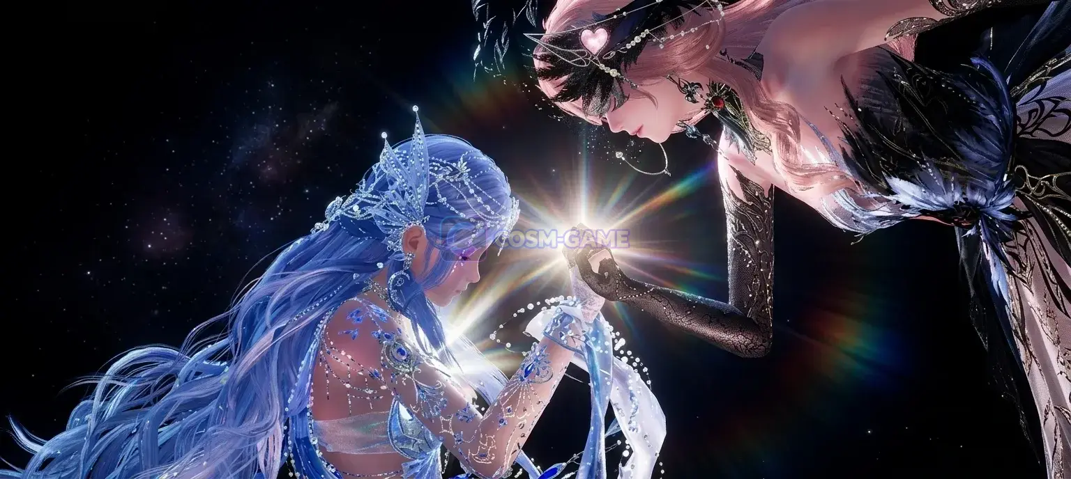 Nikki wears the limited Timeless Dreamwings outfit in official Version 2.8 promotional artwork.