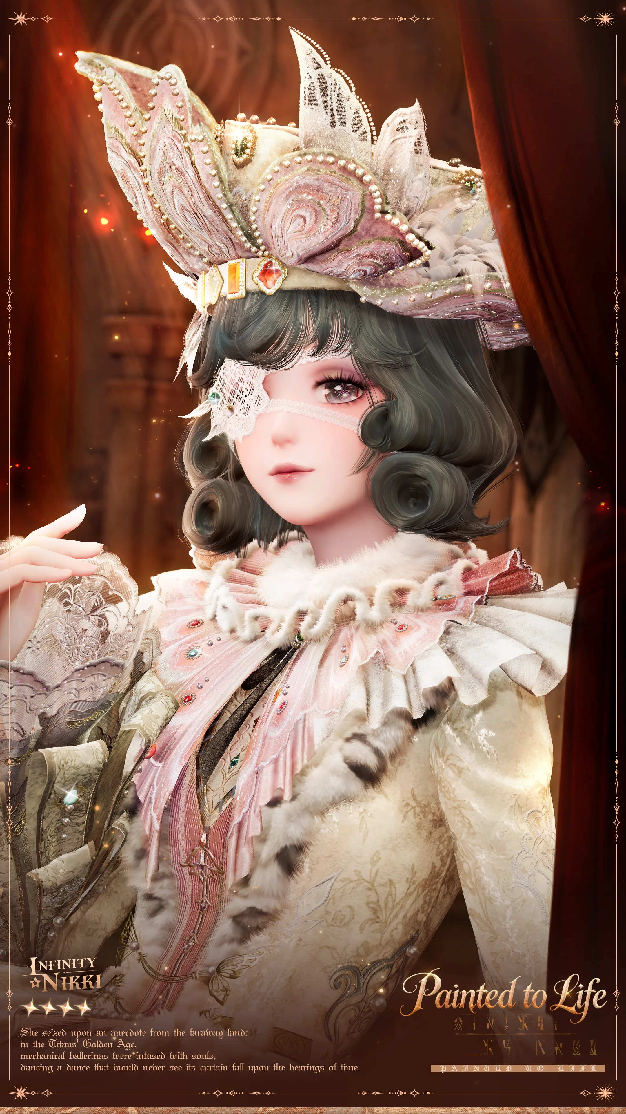 Infinity Nikki Painted to Life outfit detail image