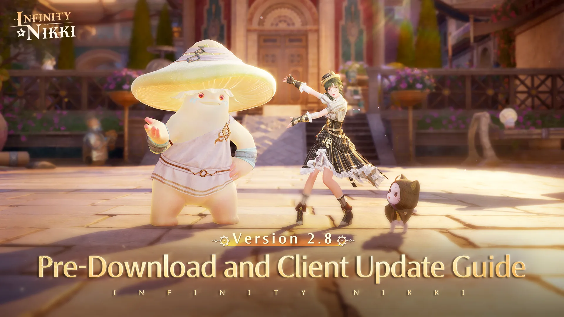 Infinity Nikki Version 2.8 Golden Dust update artwork