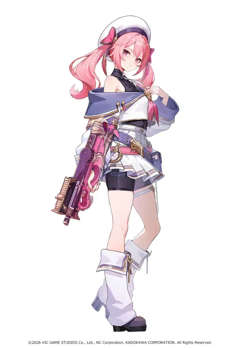 Katia in LIMIT ZERO BREAKERS character artwork.