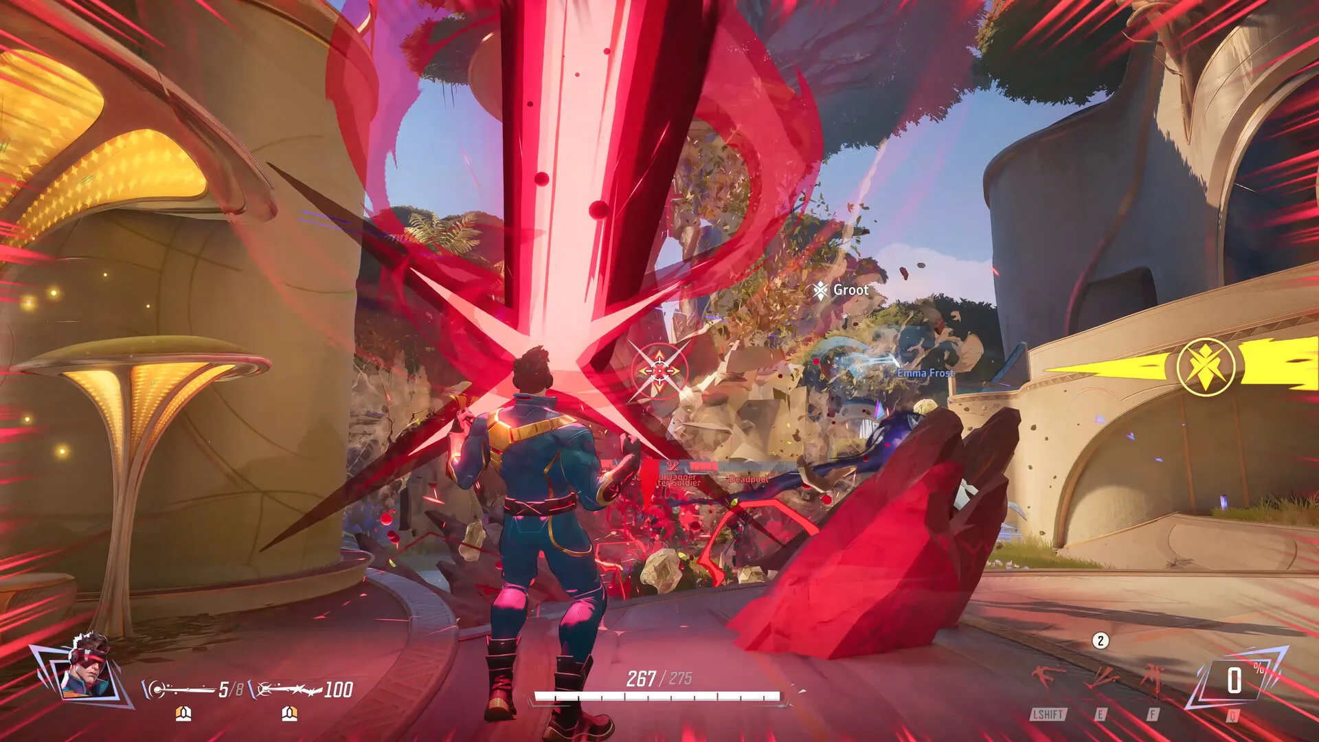 Third-person hero action — official Marvel Rivals screenshot (NetEase Games, Steam)