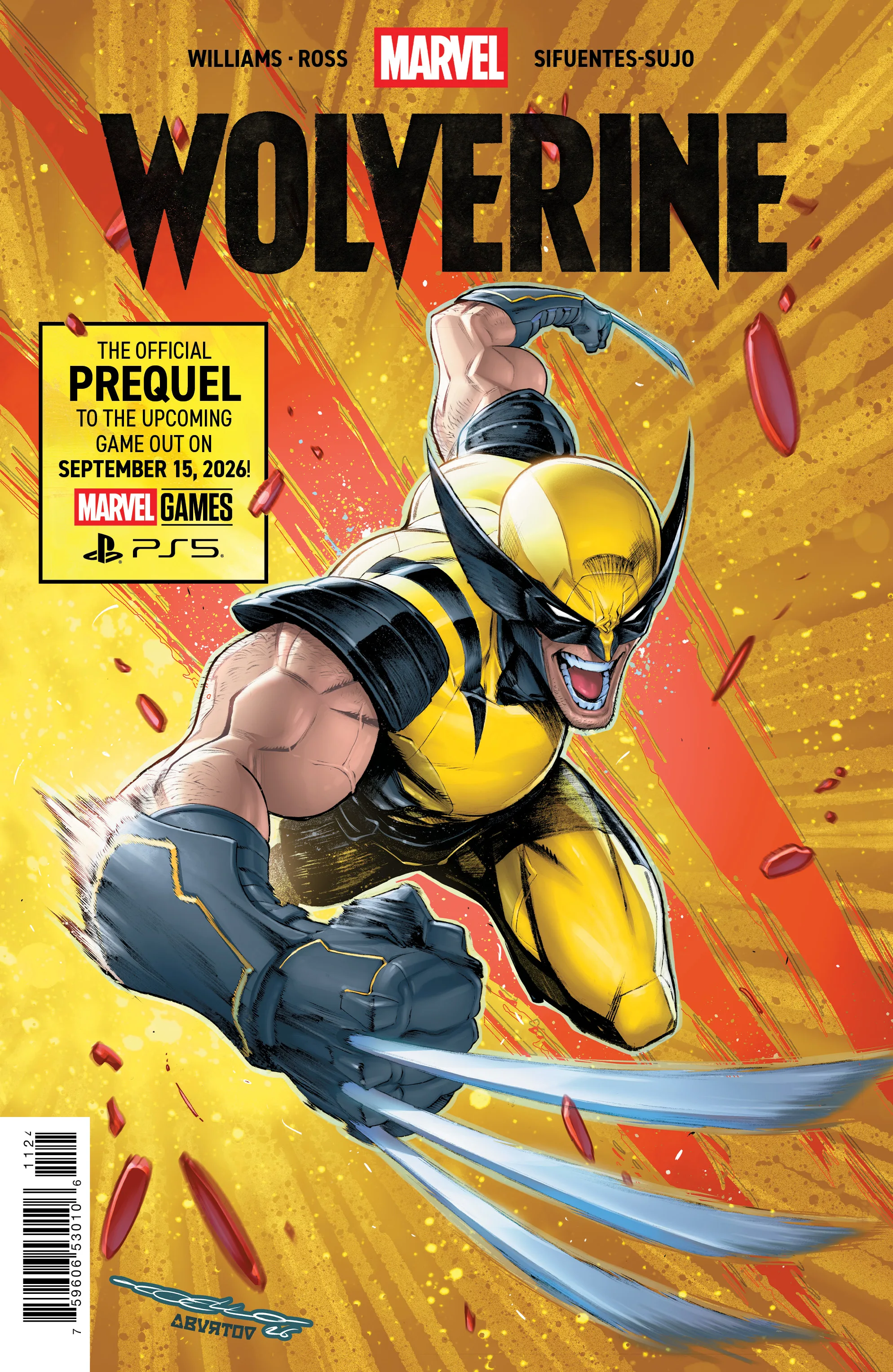 Marvel's Wolverine digital prequel comic cover art