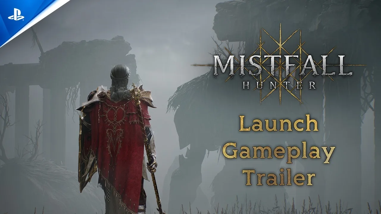 Armored Gyldhunters battle through the Gyldenmist in Mistfall Hunter's launch gameplay trailer.