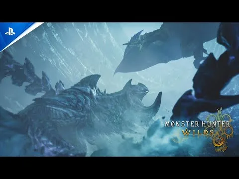 Monster Hunter Wilds promotional still from Monster Hunter Wilds Release Date Reveal Trailer