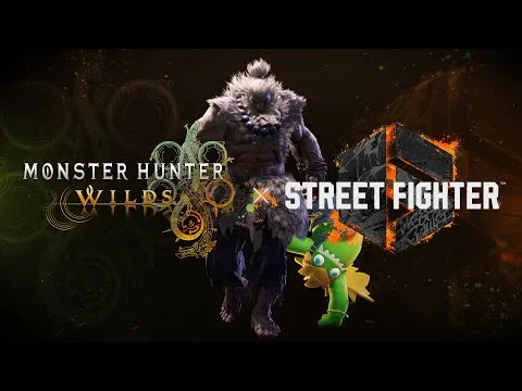 Monster Hunter Wilds promotional still from Monster Hunter Wilds x Street Fighter 6 Special Collaboration