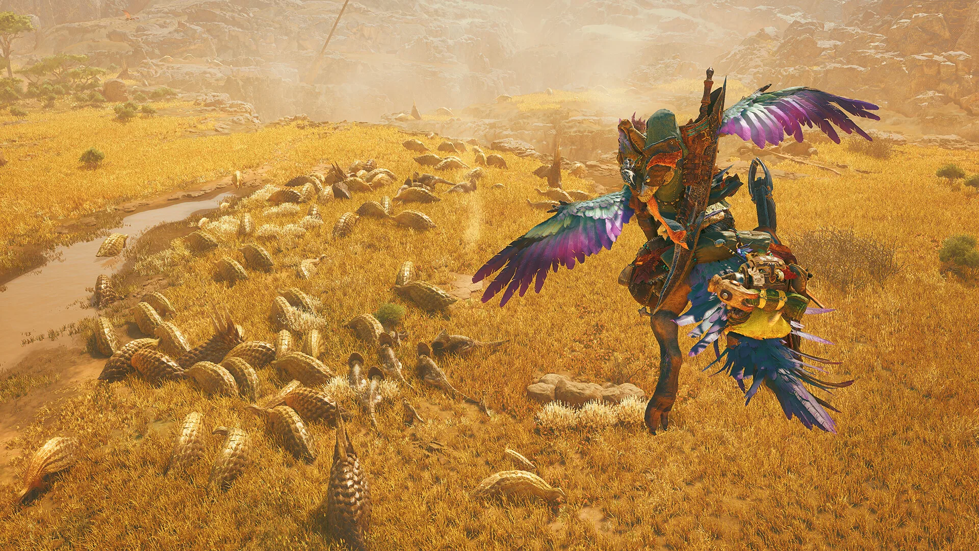 The Forbidden Lands expedition — official Monster Hunter Wilds screenshot (Capcom, Steam)