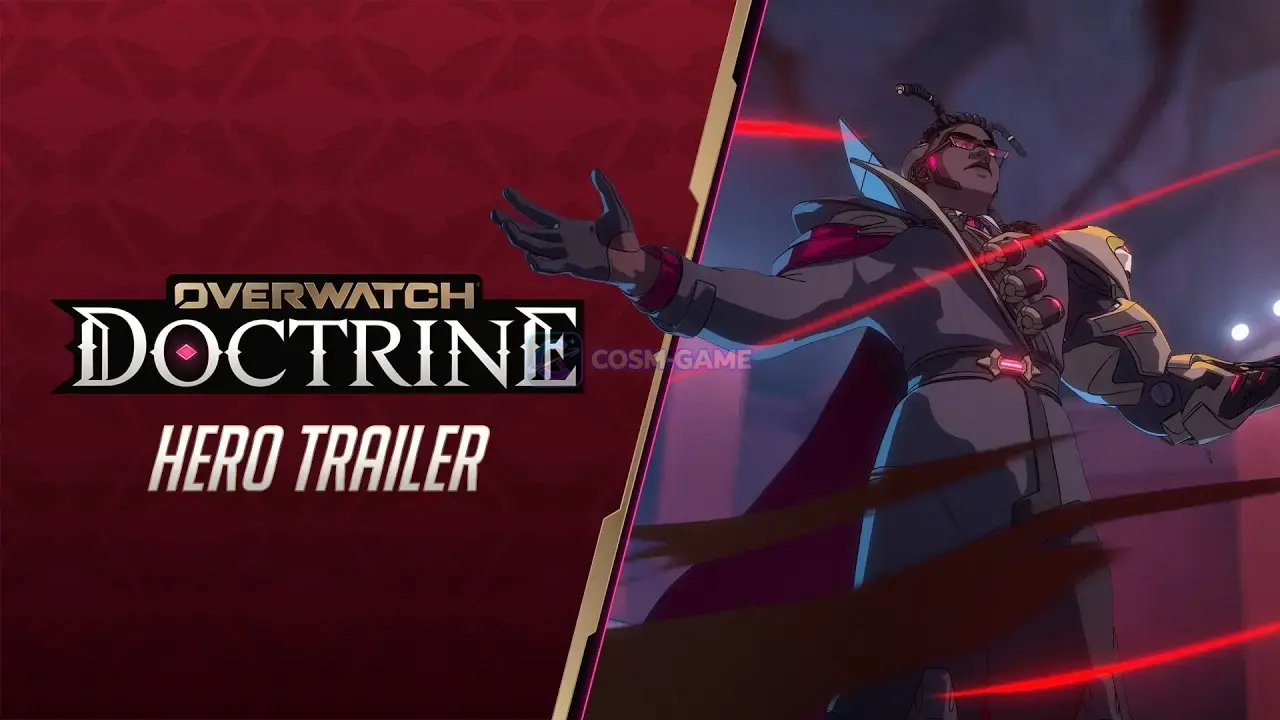 Doctrine appears in the official Overwatch Breakout Hero Trailer revealed at BlizzCon 2026.