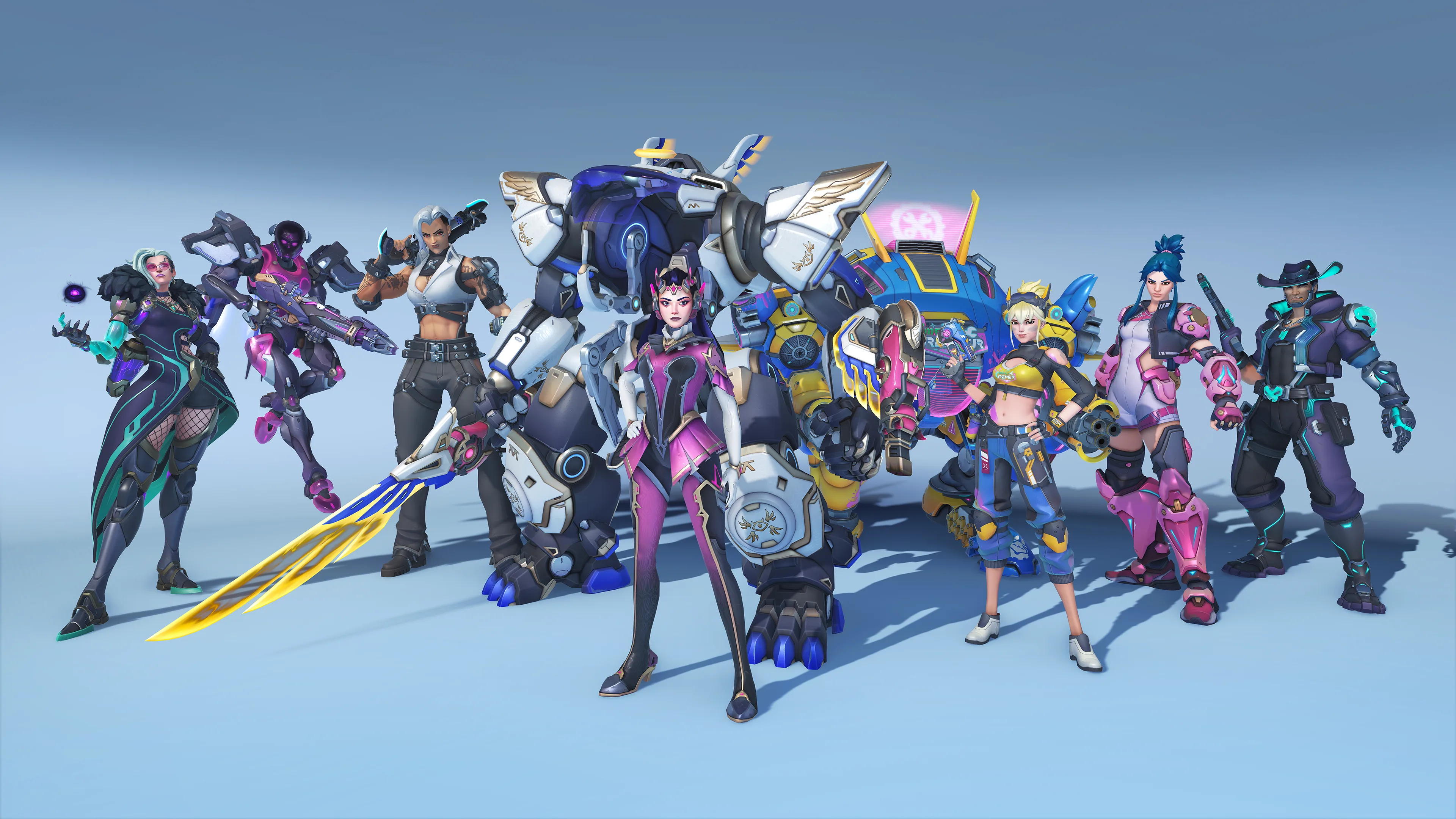 Season 4 Legendary skin options available in the Overwatch Battle Pass