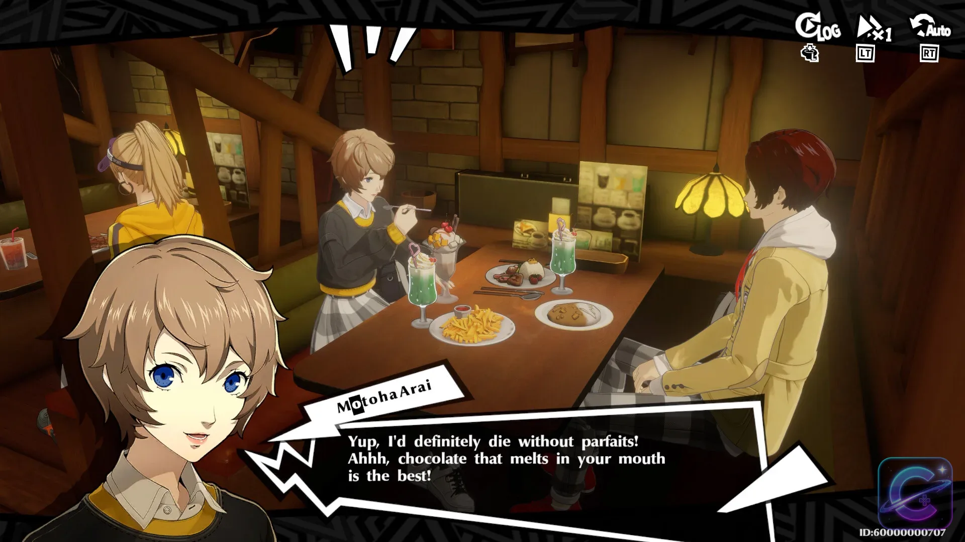 A Persona attack fills the battlefield with effects during combat.