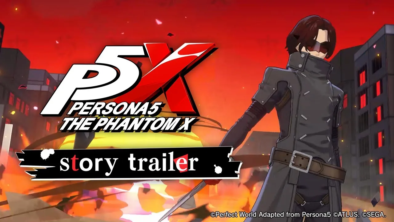 Wonder and the Phantom Thieves in Persona5: The Phantom X official story trailer artwork