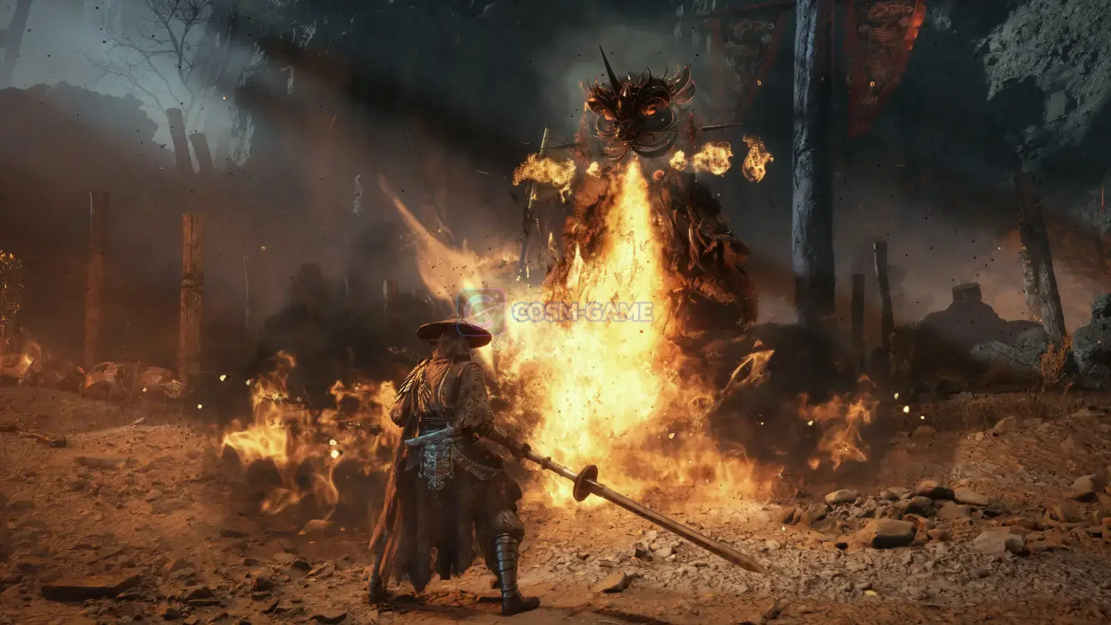 Soul clashes with an enemy during close-range combat.