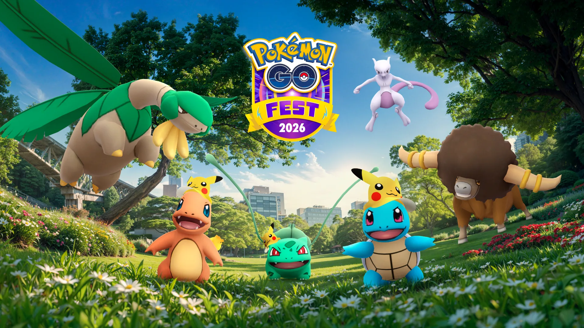 Pokémon GO 10th anniversary key art